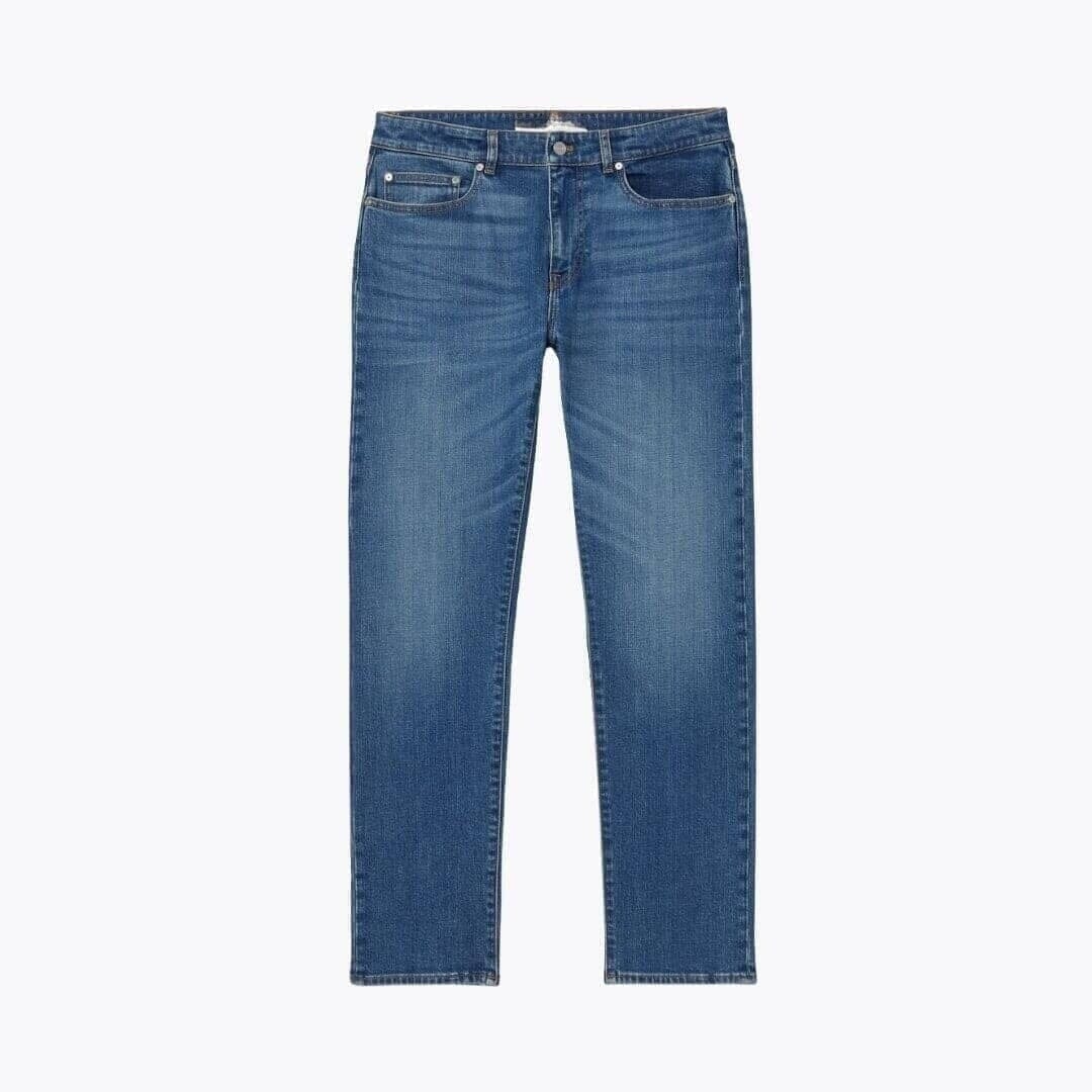5-Pocket Slim-Fit Indigo Jeans
