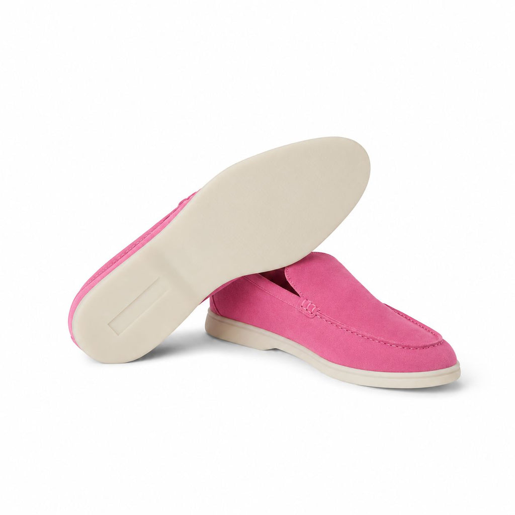 Summer Walk Moccasins - Fuchsia Pink