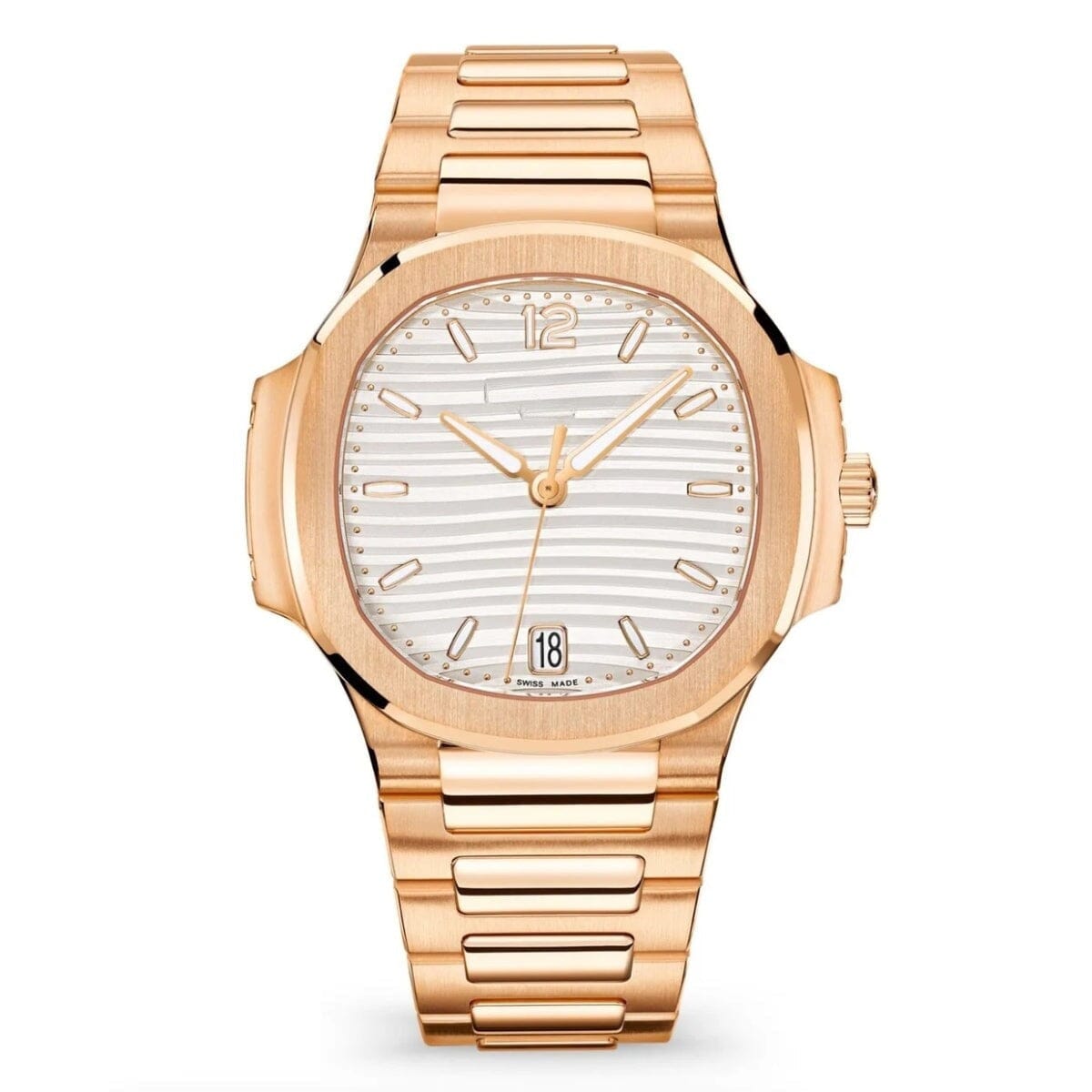 Annual Calendar Moon Phase 5396R-011 Rose Gold White Dial