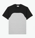 Cotton Jersey T-Shirt with Color-Block Design