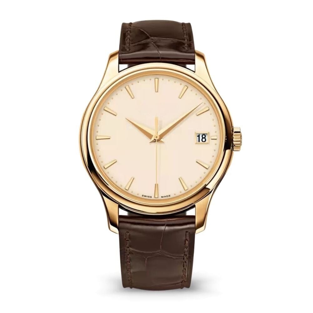 Calatrava 5227J-001 Yellow Gold with an Ivory-Colored Dial