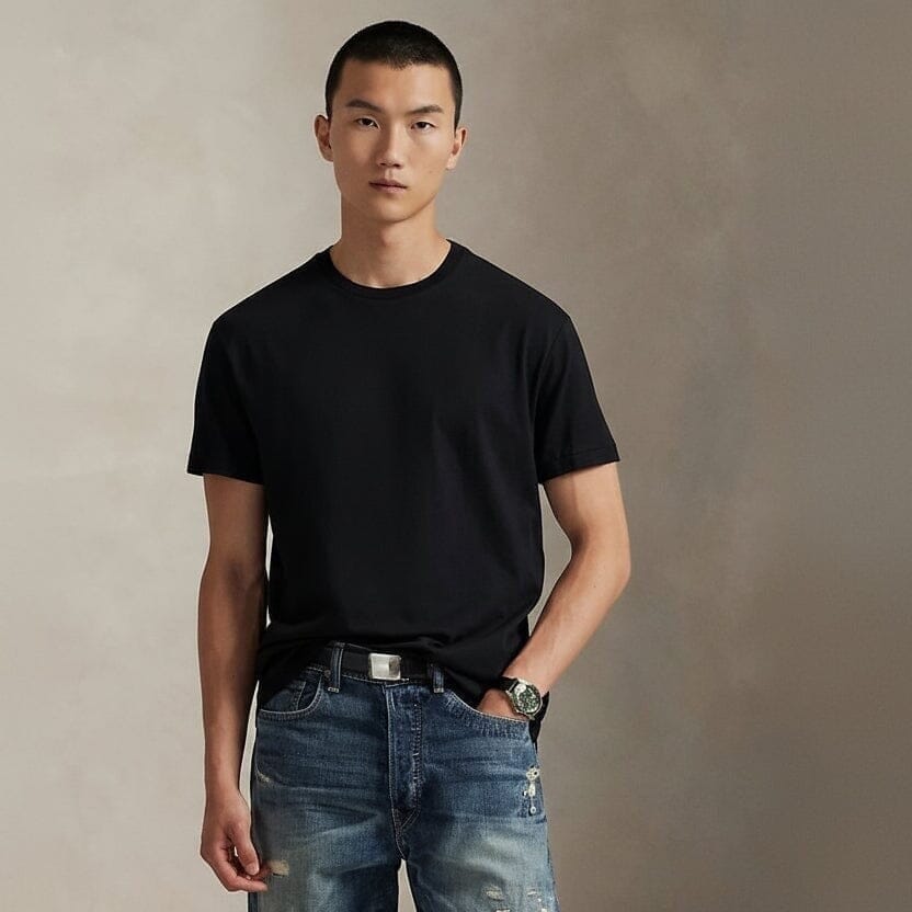 Classic Fit Polo Bear Jersey T-Shirt, Black