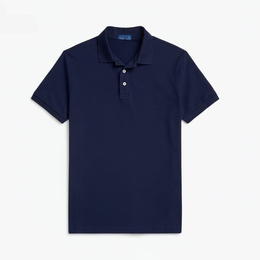 Custom Slim-Fit Stretch Mesh Polo Shirt