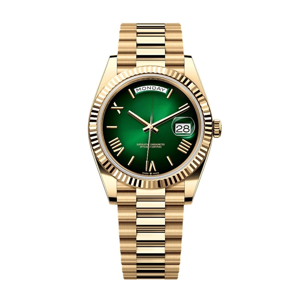 Day-Date 228238 "Green Ombre" Men's Watch