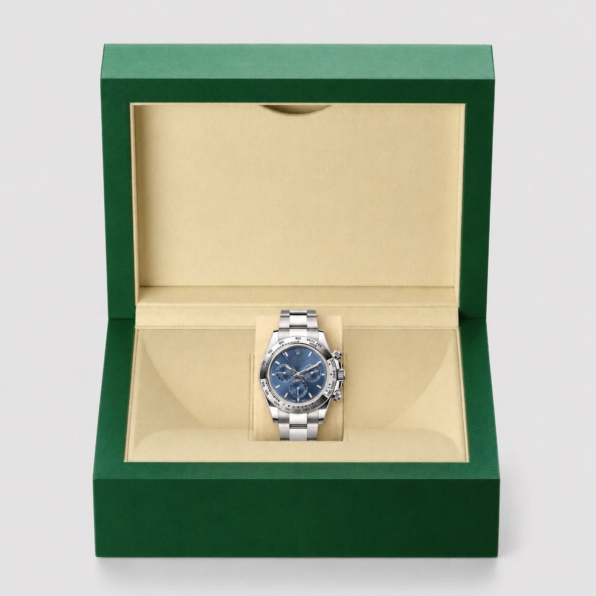 Daytona 126509 White Gold with Blue Dial