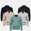 Premium Ribbed Zip-Up Sweater