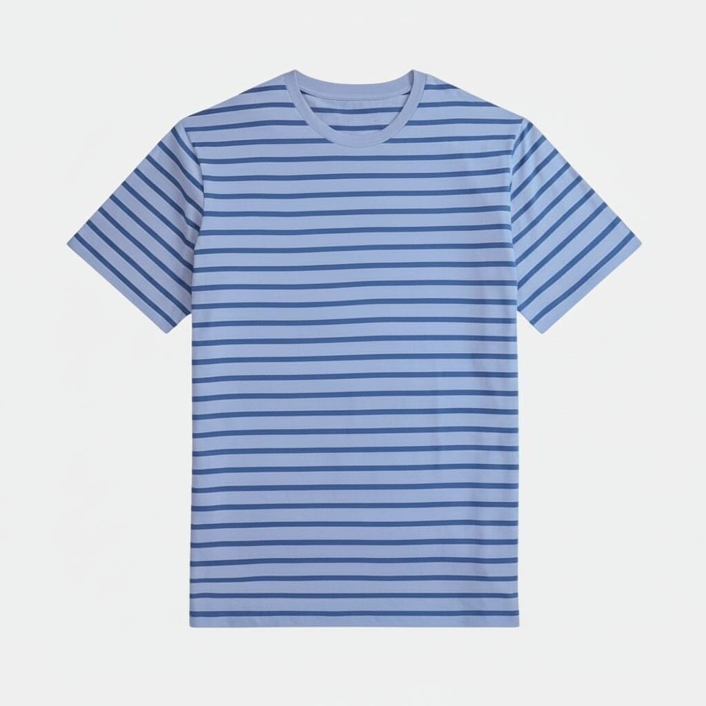 Striped Jersey Crew-Neck T-Shirt