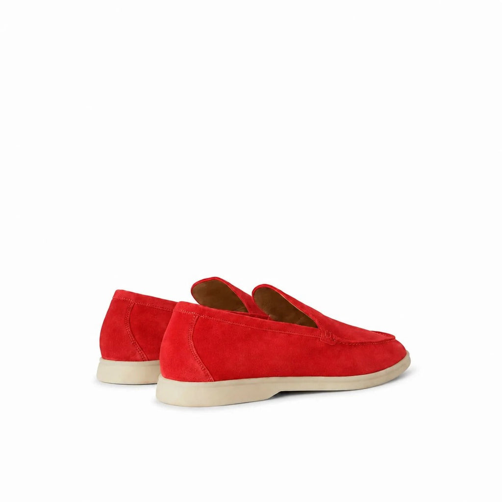 Summer Walk Moccasin - Cherry Red