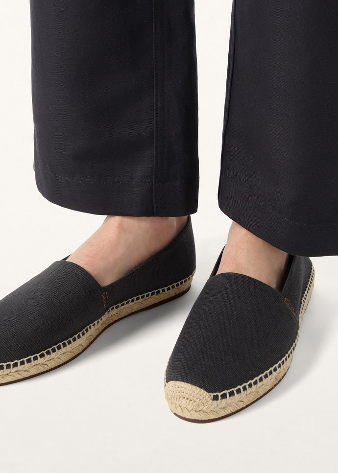 Basque Walk Espadrilles - Navy Blue