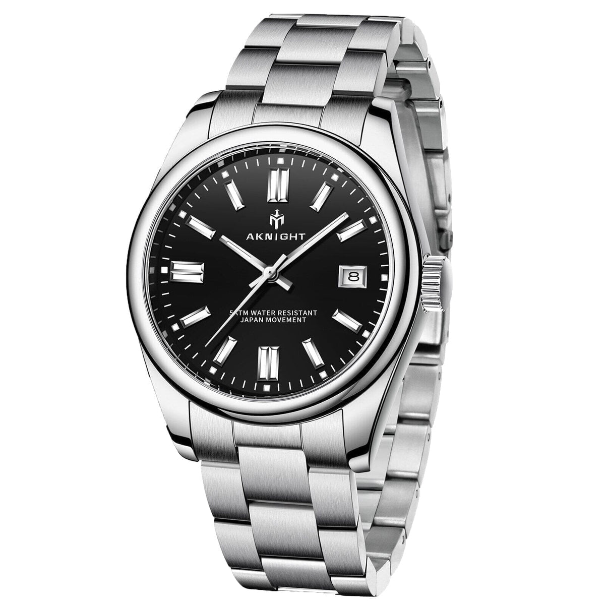 PD Aknight 2113 Men's Quartz Watch - 39 mm Stainless Steel
