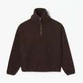 Polar Fleece Sweatshirt with a High-Zip Collar