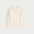 Polo Bear Cotton Sweater with a Round Neckline