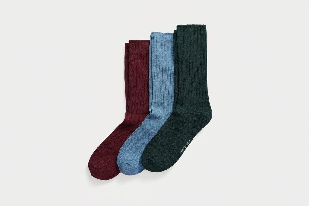 Polo Bear Crew Socks 3-Piece Gift Set