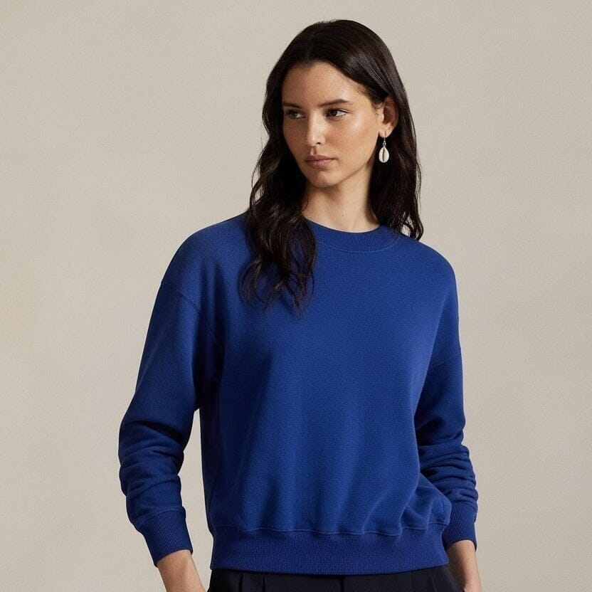 Polo Bear Lightweight Fleece Crew Neck Sweatshirt
