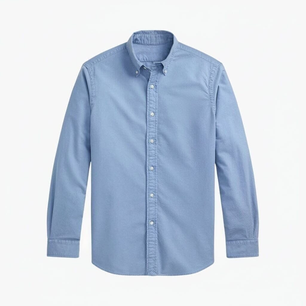 Slim-Fit Oxford Shirt - Garment-Dyed