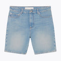 Straight-Fit Denim Bermuda Shorts for Men
