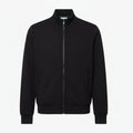 Zip-Up Sweatshirt With a High Collar