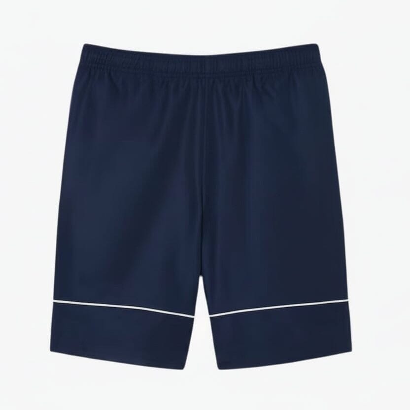 Tennis Shorts Made of Printed Diamond Taffeta