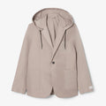 Hooded Twill Blazer