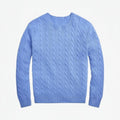 Cable-Knit Sweater Made of Wool and Cashmere